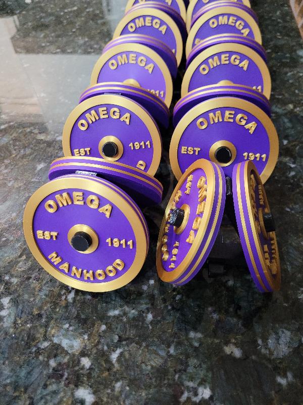 Manhood Weight Plate Coaster Set