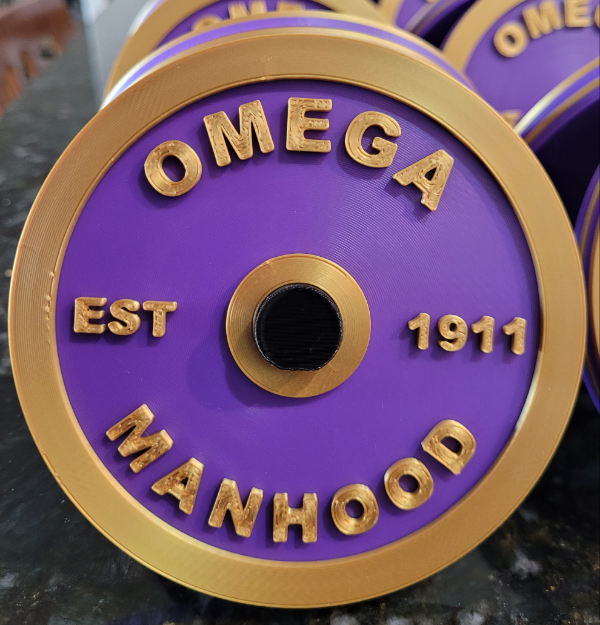 Manhood Weight Plate Coaster Set