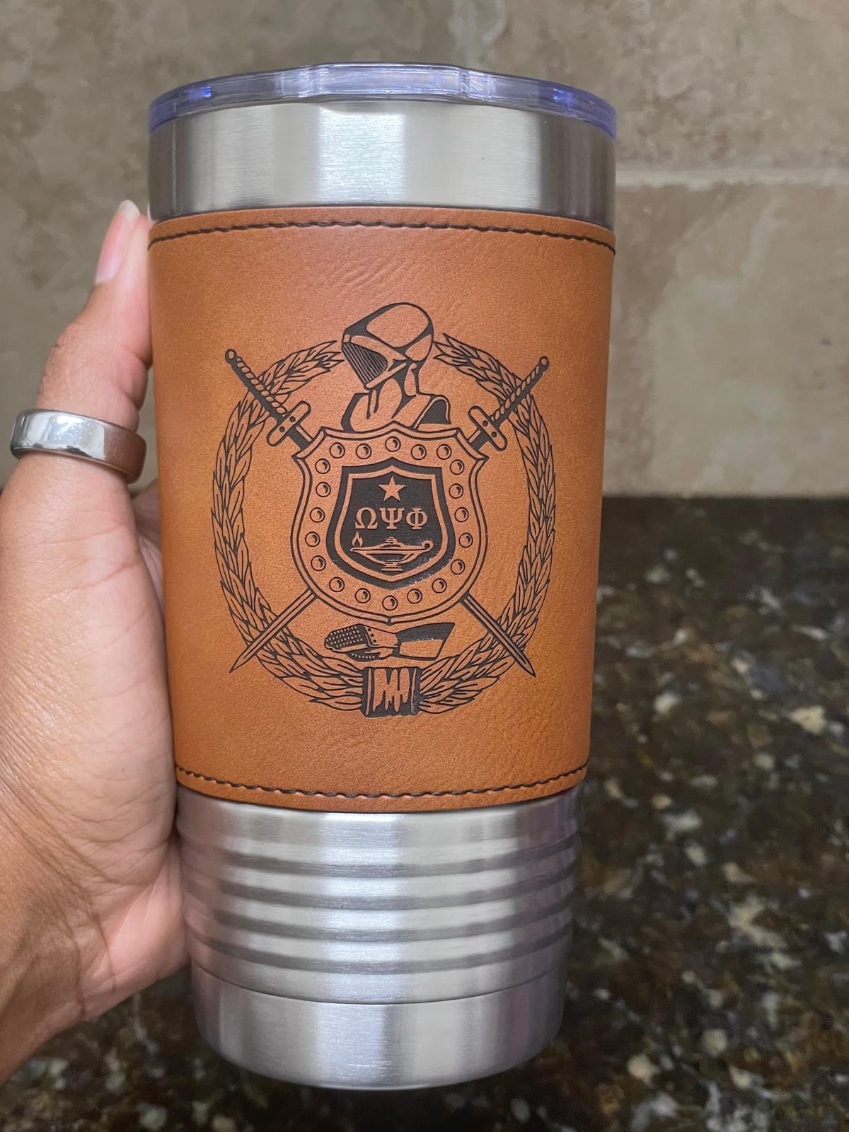 Omega Psi Phi Rawhide Tumbler 20 oz