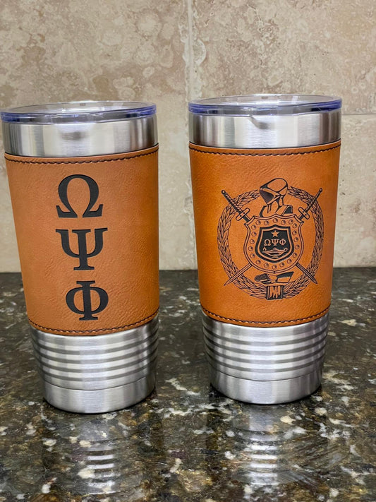 Omega Psi Phi Rawhide Tumbler 20 oz