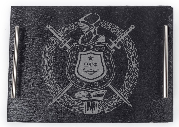 Serving Tray - Omega Psi Phi Shield